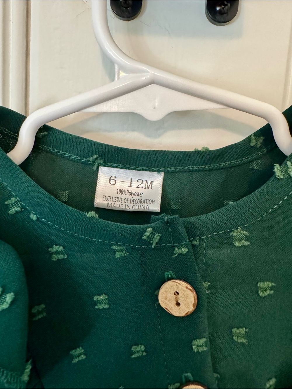 Emerald Green Matching Family Dress Set - Picture 7 of 15